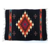 Hand-Woven Wool Flatweave Kilim Mat