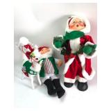 Annalee Mrs Claus, Elf & Reindeer Figures