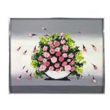 MCM Signed Kay Press 3D Impasto Floral Painting