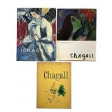 Marc Chagall 3-Book Lot Hardcover & Paperbacks