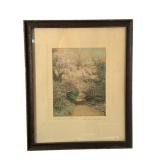 Wallace Nutting Signed A Tunnel Of Bloom