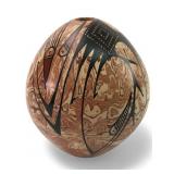 Avelina Corona Signed Marbled Pot 4 3/4ï¿½ï¿½ Tall