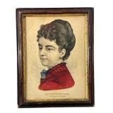 Currier & Ives My Own True Love Litho