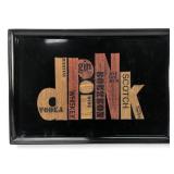 MCM Couroc Of Monterey Drink Bar Tray 18ï¿½12.5