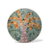 MCM Mosaic Tile Plate With Tree Design