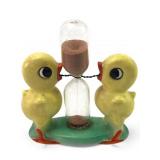 Rare Goebel Double Chick Glass Egg Timer