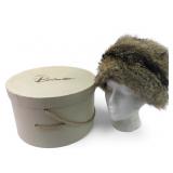 Vtg Bramson Mink Fur Hat In Original Box