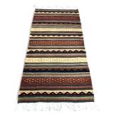 Handwoven Wool Southwestern Style Rug 30 X 57.5