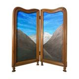 Maggie Citrin Acrylic Two-Panel Folding Screen