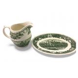 Royal Swan Historic Castles Platter & Pitcher