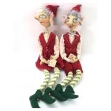 Joe Spencer Gathered Traditions Elf Dolls