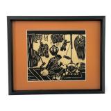 Keisuke Serizawa Japanese Stencil Dyed Print