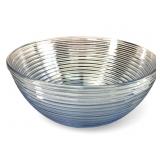 Vtg Anchor Hocking Park Avenue Blue Bowl