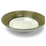 Vtg Eternal Stone Georgette Green Serving Bowl