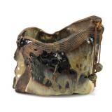 Signed Kathy Sandberg Studio Art Pottery Bag