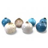 7 Glass Lightning Rod Balls With Holes