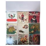 9 Christmas Vinyl Records