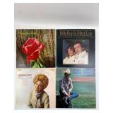 Country Lot Of 4 Vinyl Records