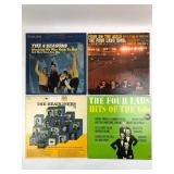 Four Vinyl Records Featuring The Four Lads And The