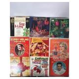 8 Christmas Vinyl Records By Various Artists