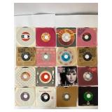 16 Assorted 45 RPM Vinyl Records