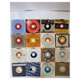16 Vintage 45 RPM Vinyl Records