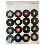 16 Assorted 7-Inch Vinyl Records
