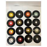16 Assorted 45 RPM Vinyl Records