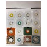 16 Assorted 7-Inch Vinyl Records