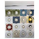 16 Assorted 45 RPM Vinyl Records