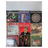 9 Christmas Vinyl Records