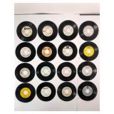 16 Vintage 45 RPM Vinyl Records