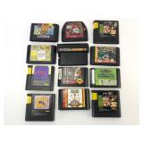 12 Sega Genesis Game Cartridges