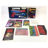 NES Zapper, Cleaning Kit & Game Booklets