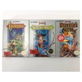 Castlevania NES Game Trilogy By Konami