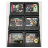 6 Sega Game Gear Sports Game Lot