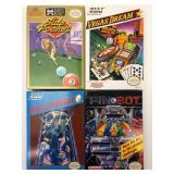 4 NES Games Side Pocket, Vegas Dream, Pin Bot & Ro