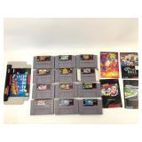 Super Nintendo Games & Manuals Lot