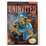 Uninvited Nintendo NES Game W/ Hint Book