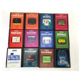 12 Atari 2600 Game Cartridges