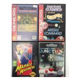 4 Sega Genesis Game Cartridges