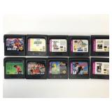 10 Sega Game Gear Sports Games Lot