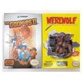 Werewolf The Last Warrior & The Goonies II NES Gam