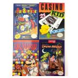 4 NES Games Dr. Mario, BurgerTime, Casino Kid & Dr