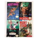 4 NES Games Racket Attack, Tecmo Bowl & More