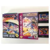 Sega Game Gear Sonic Game Lot