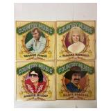 4 Country Music Vinyl Records
