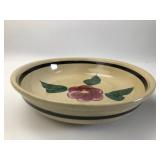 Watt Pottery Bowl Rose Pattern