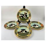 Eddie Bauer Home Folk Art Barnyard Plates