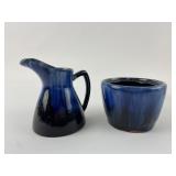 Blue Mountain Pottery Cream & Sugar Set